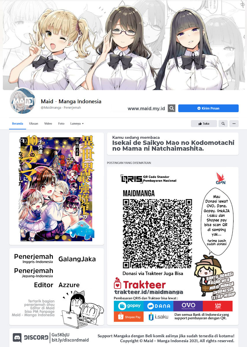Isekai de Saikyo Mao no Kodomotachi no Mama ni Natchaimashita chapter 9
