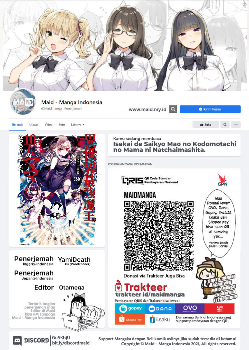 Isekai de Saikyo Mao no Kodomotachi no Mama ni Natchaimashita chapter 39
