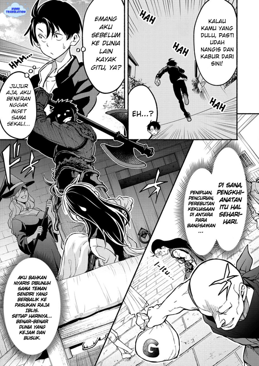 Isekai kara Kikan Shitara Chikyuu mo Kanari Fantajii Deshita. Ato, Makeheroin-domo Kocchi Minna. Chapter 03 Bahasa Indonesia