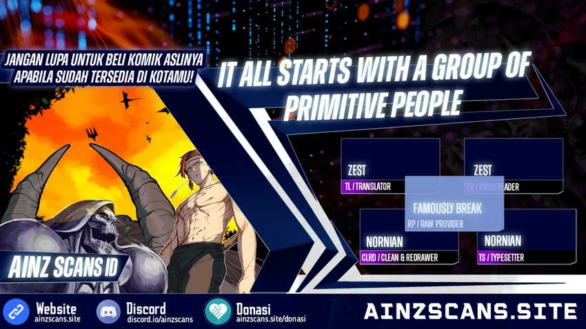 It All Starts With A Group Of Primitive People Chapter 33 Bahasa Indonesia
