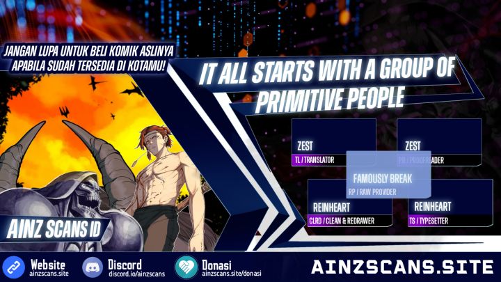 It All Starts With A Group Of Primitive People Chapter 45 Bahasa Indonesia