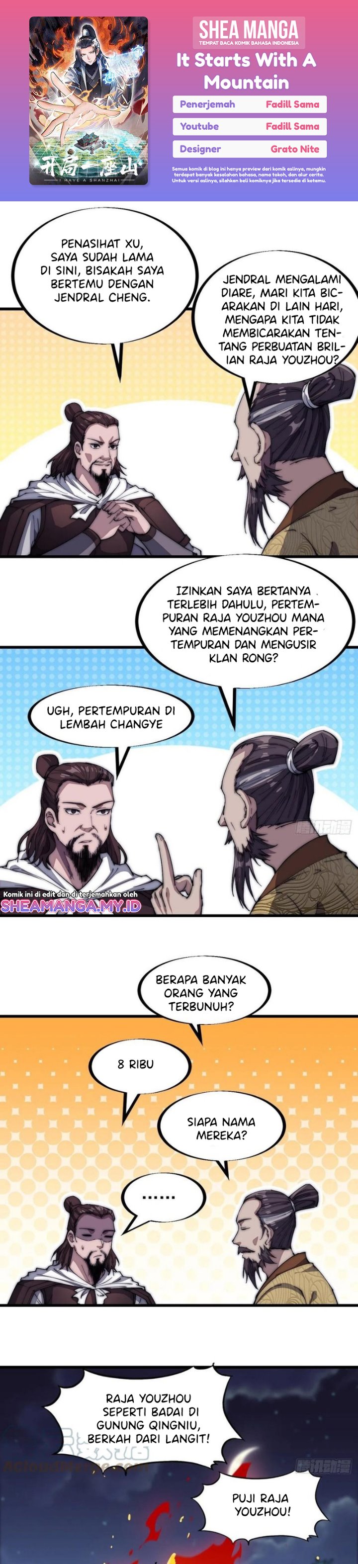 It Starts With A Mountain Chapter 115 Bahasa Indonesia