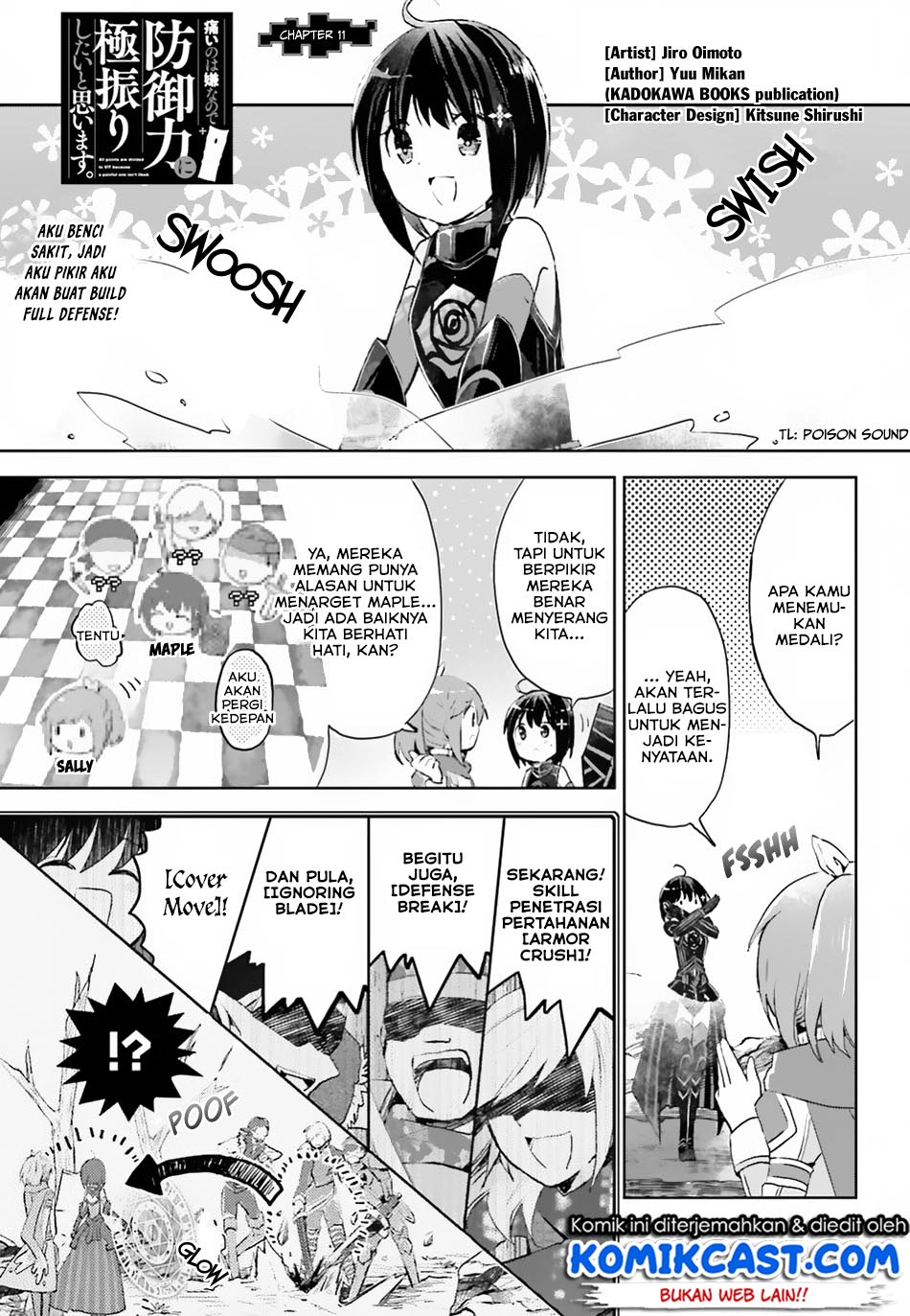 Itai no wa Iya nanode Bougyo-Ryoku ni Kyokufuri Shitai to Omoimasu chapter 11