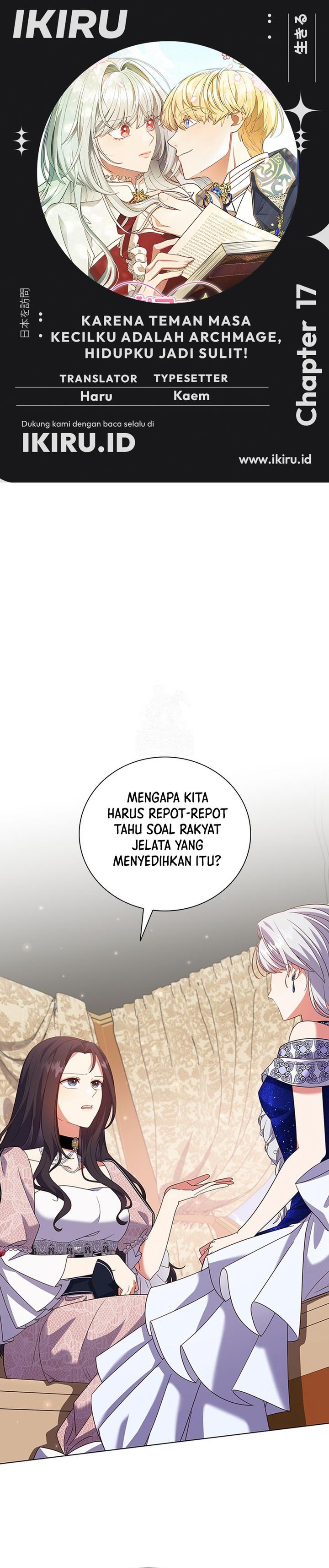 It’s Annoying Because My Childhood Friend Is an Archmage Chapter 17 Bahasa Indonesia