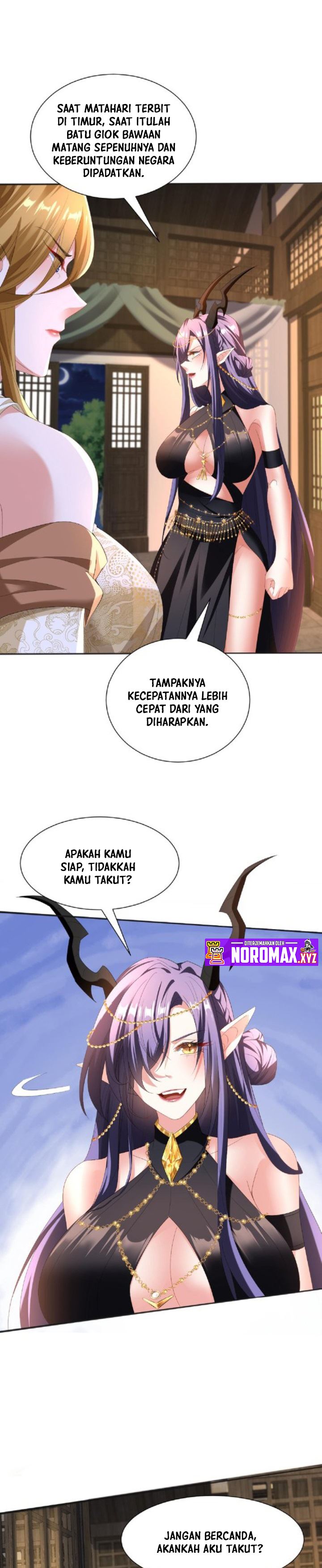 It’s Over! The Queen’s Soft Rice Husband is Actually Invincible Chapter 121 Bahasa Indonesia