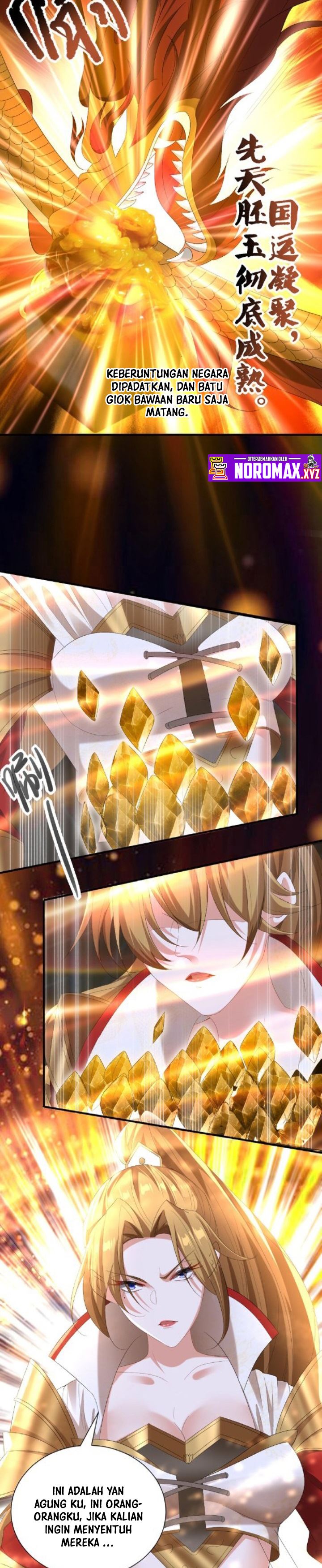 It’s Over! The Queen’s Soft Rice Husband is Actually Invincible Chapter 121 Bahasa Indonesia