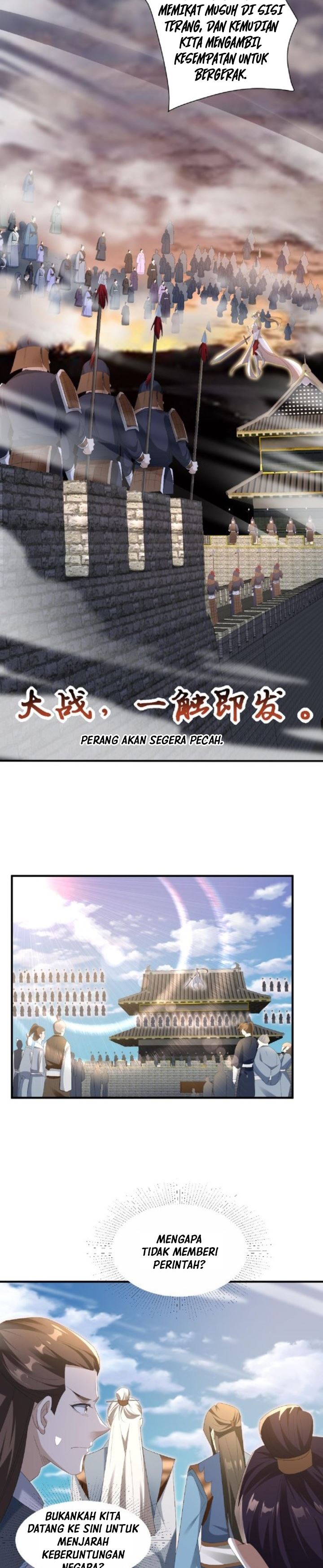 It’s Over! The Queen’s Soft Rice Husband is Actually Invincible Chapter 121 Bahasa Indonesia