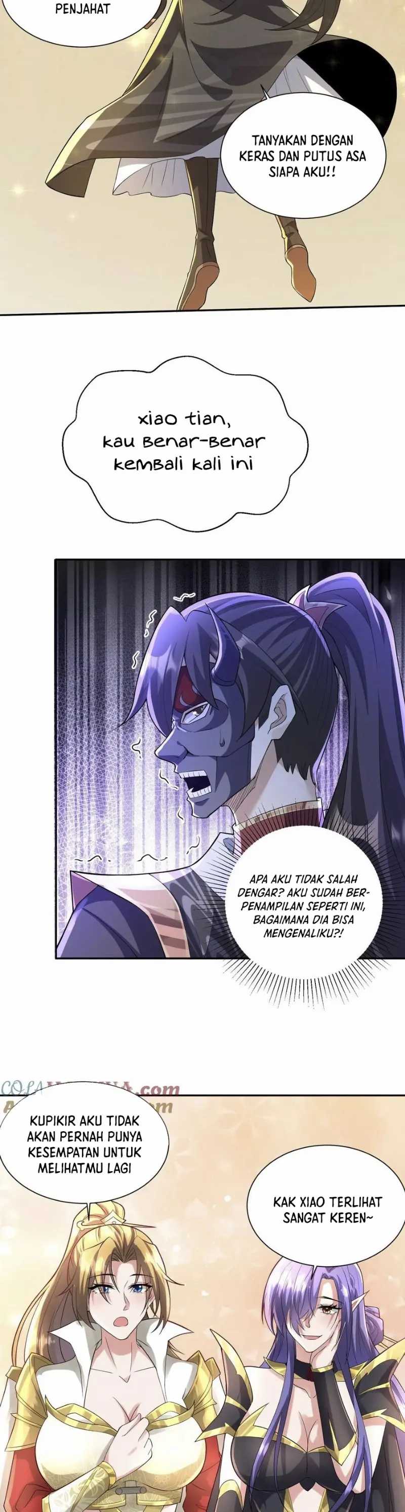 It’s Over! The Queen’s Soft Rice Husband is Actually Invincible Chapter 127 Bahasa Indonesia