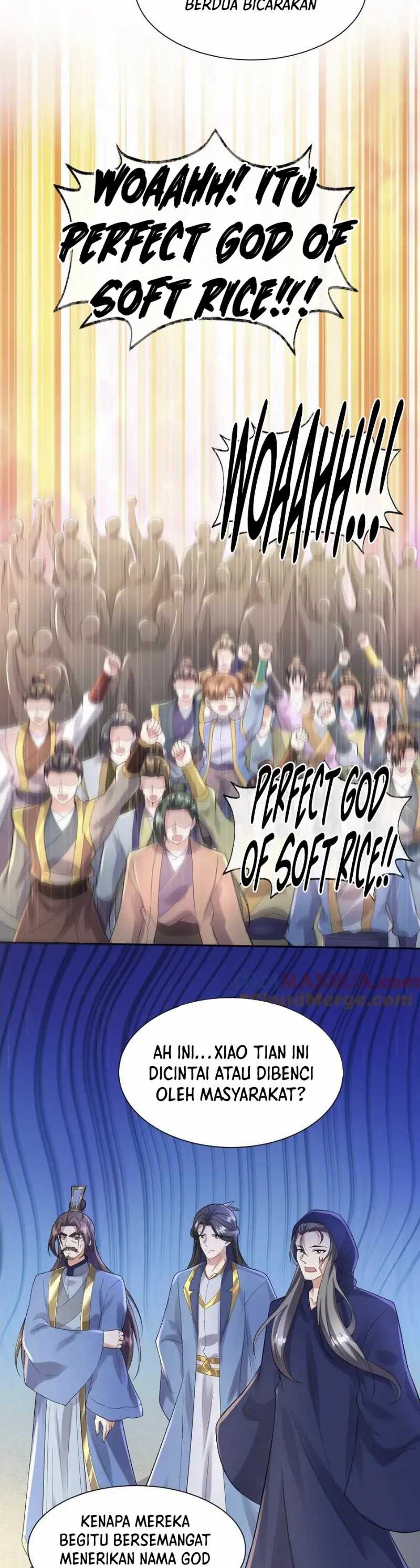 It’s Over! The Queen’s Soft Rice Husband is Actually Invincible Chapter 127 Bahasa Indonesia