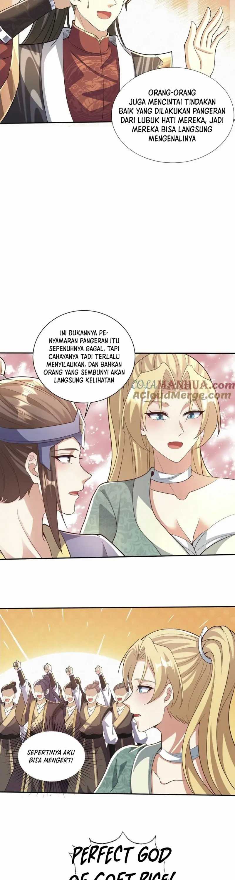 It’s Over! The Queen’s Soft Rice Husband is Actually Invincible Chapter 127 Bahasa Indonesia