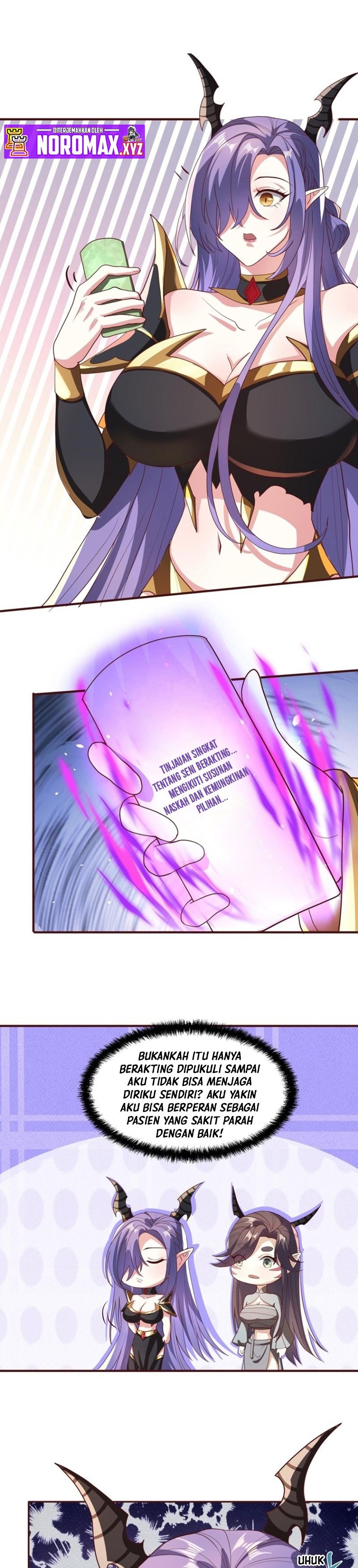 It’s Over! The Queen’s Soft Rice Husband is Actually Invincible Chapter 131 Bahasa Indonesia