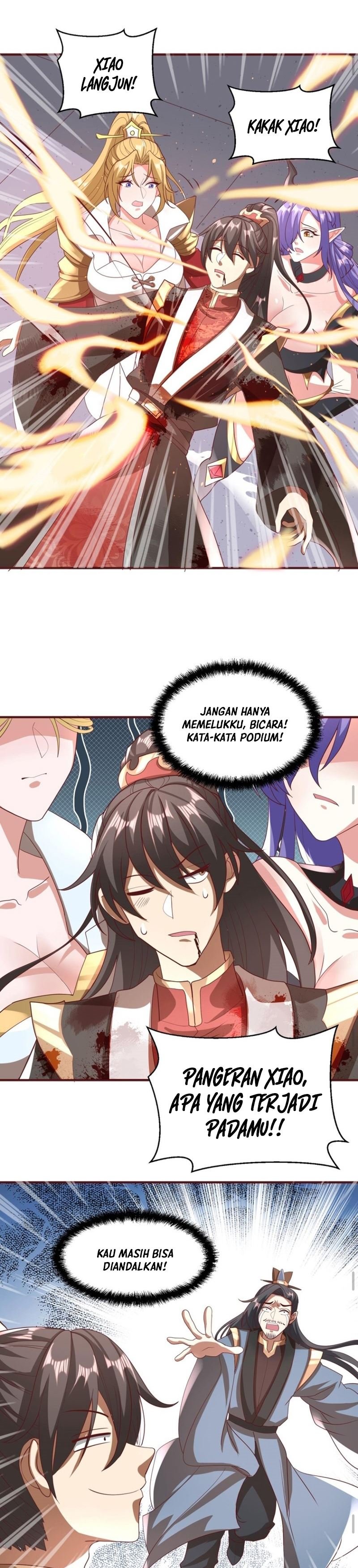 It’s Over! The Queen’s Soft Rice Husband is Actually Invincible Chapter 131 Bahasa Indonesia