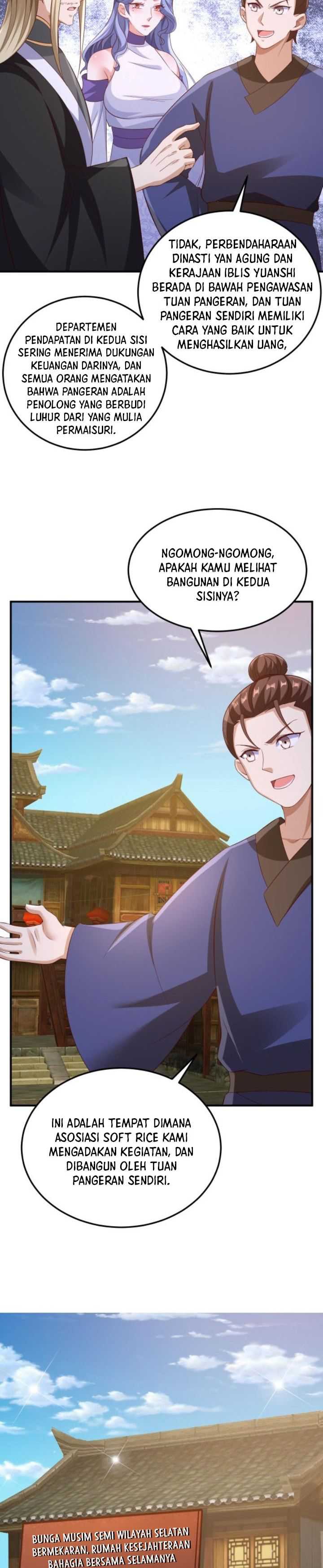 It’s Over! The Queen’s Soft Rice Husband is Actually Invincible Chapter 251 Bahasa Indonesia