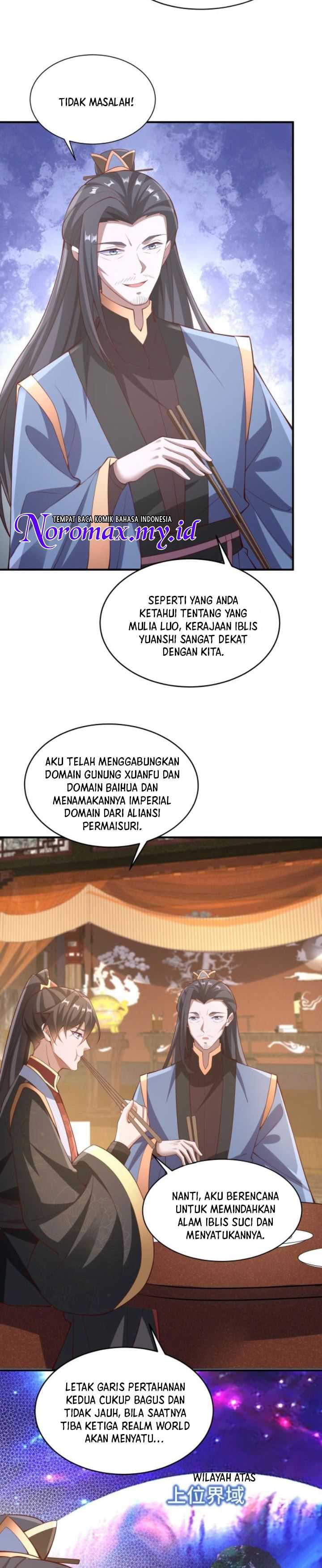 It’s Over! The Queen’s Soft Rice Husband is Actually Invincible Chapter 278 Bahasa Indonesia