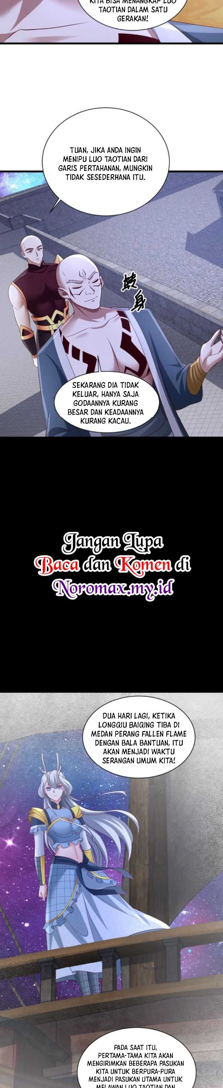 It’s Over! The Queen’s Soft Rice Husband is Actually Invincible Chapter 281 Bahasa Indonesia