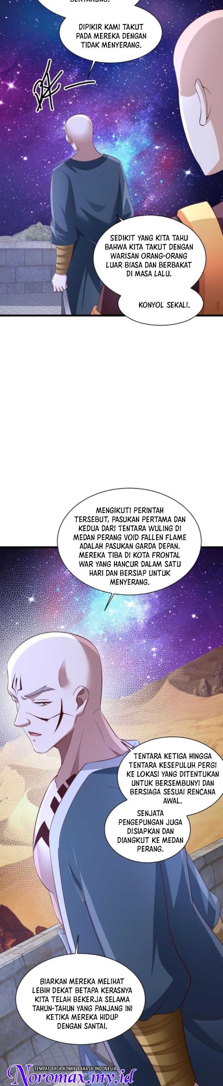 It’s Over! The Queen’s Soft Rice Husband is Actually Invincible Chapter 281 Bahasa Indonesia