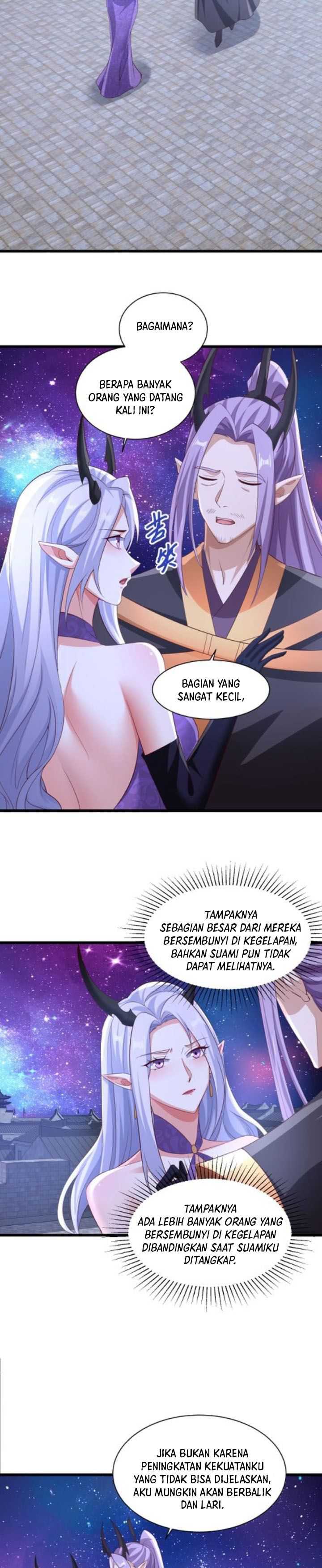 It’s Over! The Queen’s Soft Rice Husband is Actually Invincible Chapter 281 Bahasa Indonesia