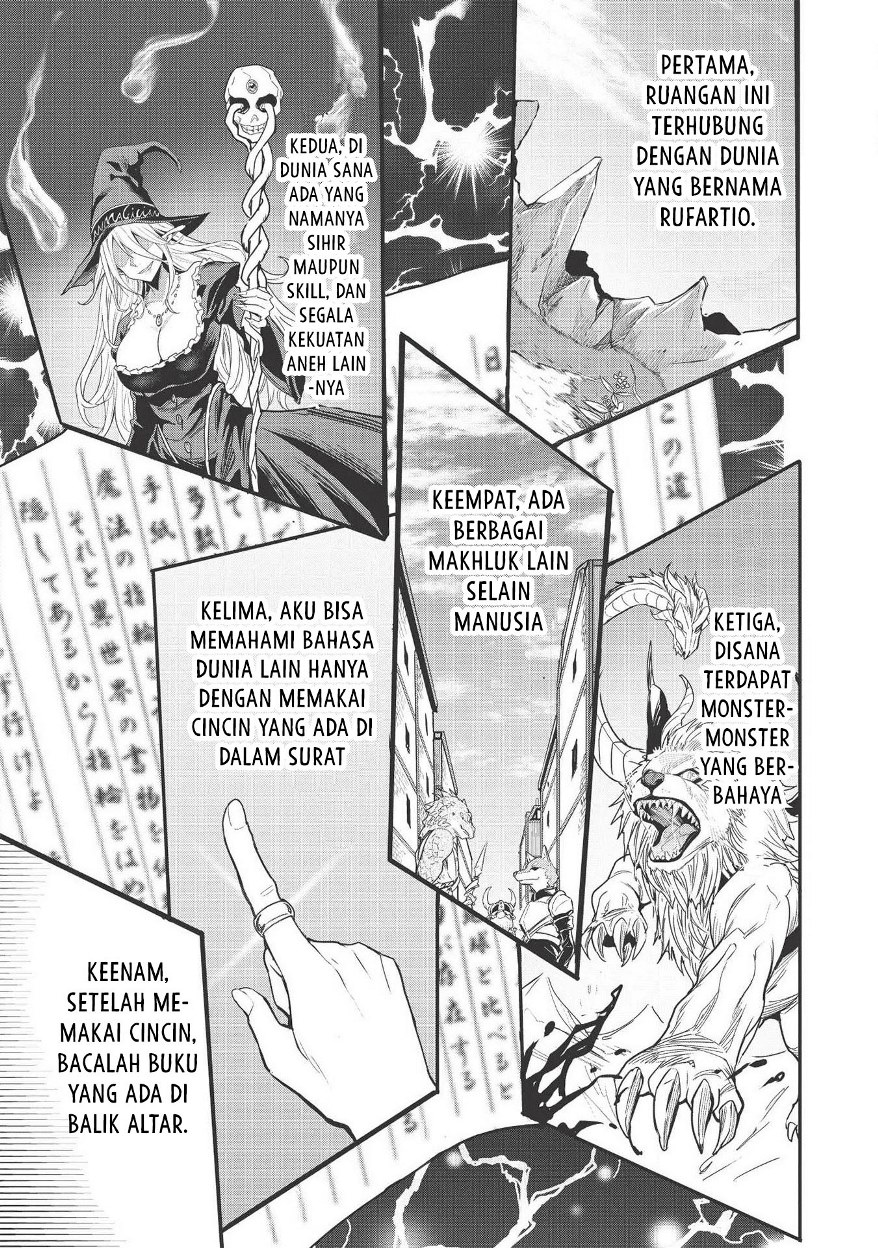 Itsu Demo Jitaku ni Kaereru Ore wa, Isekai de Gyoushoujin o Hajimemashita chapter 1