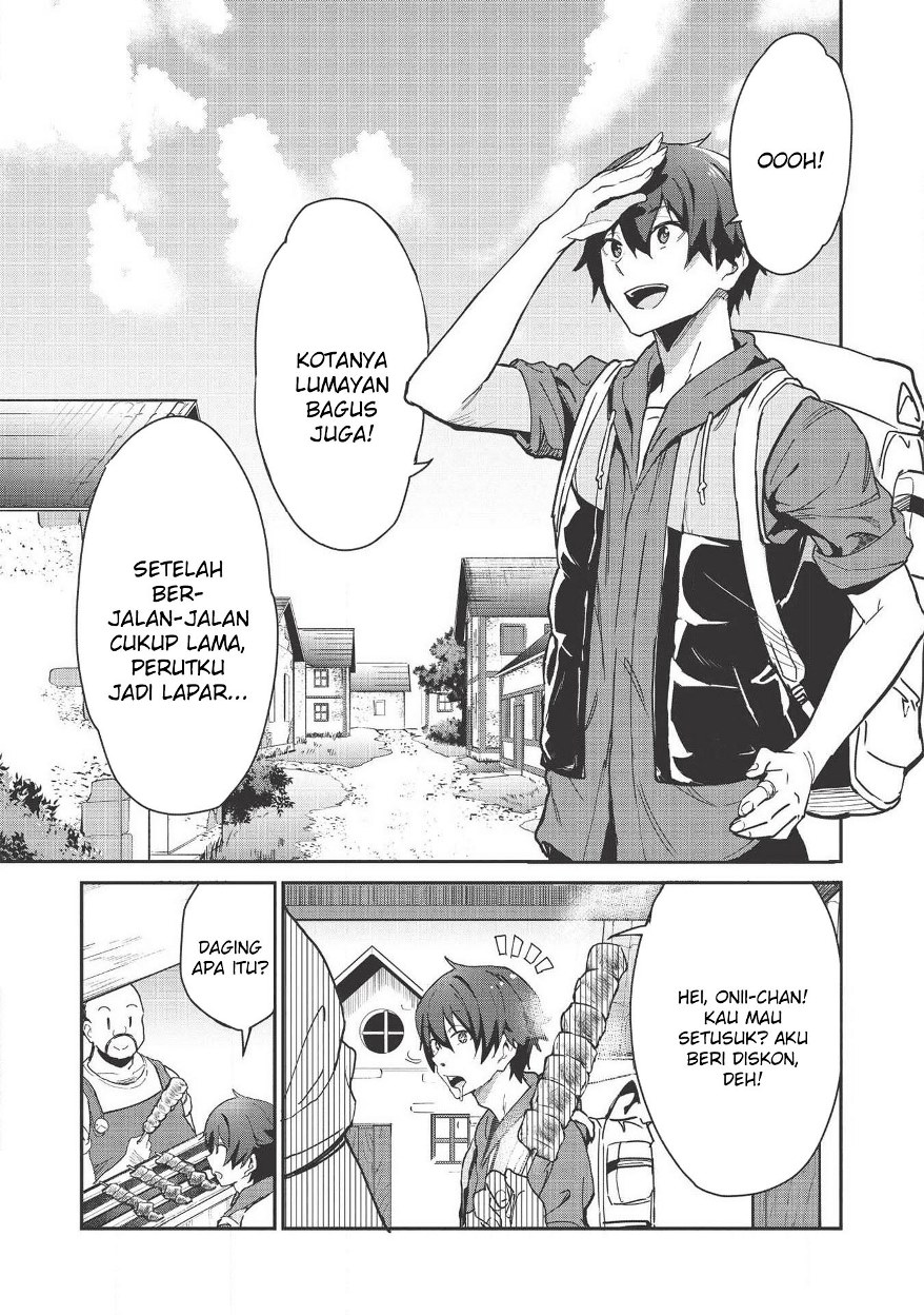 Itsu Demo Jitaku ni Kaereru Ore wa, Isekai de Gyoushoujin o Hajimemashita chapter 1