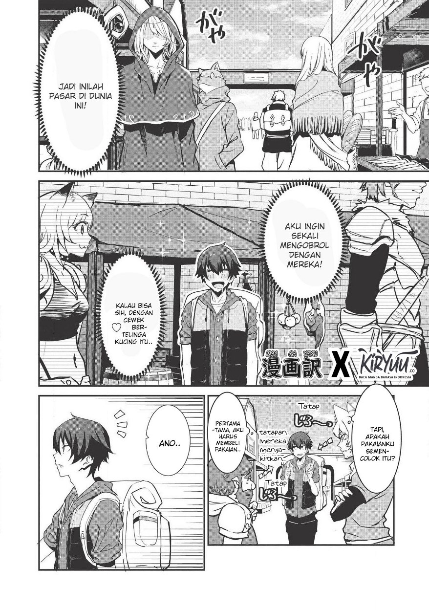 Itsu Demo Jitaku ni Kaereru Ore wa, Isekai de Gyoushoujin o Hajimemashita chapter 1
