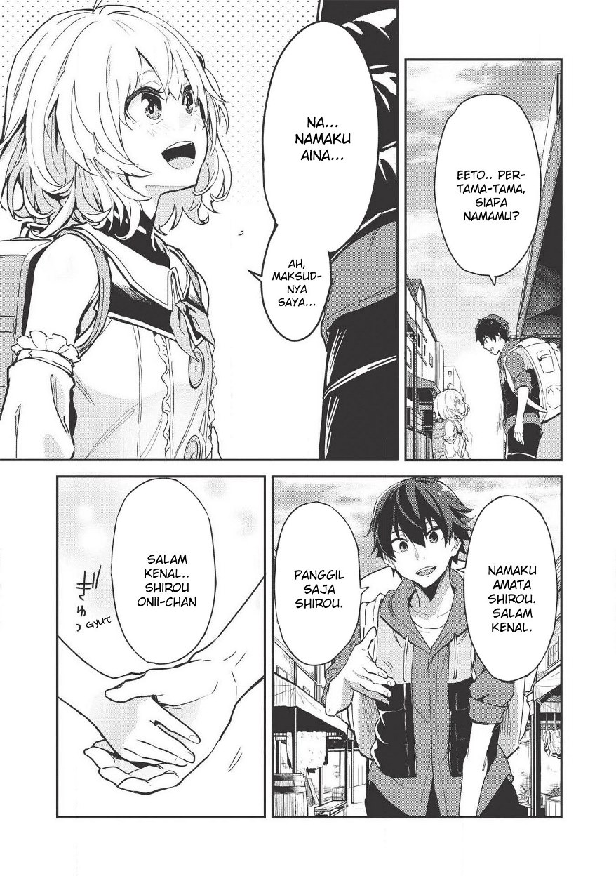 Itsu Demo Jitaku ni Kaereru Ore wa, Isekai de Gyoushoujin o Hajimemashita chapter 1