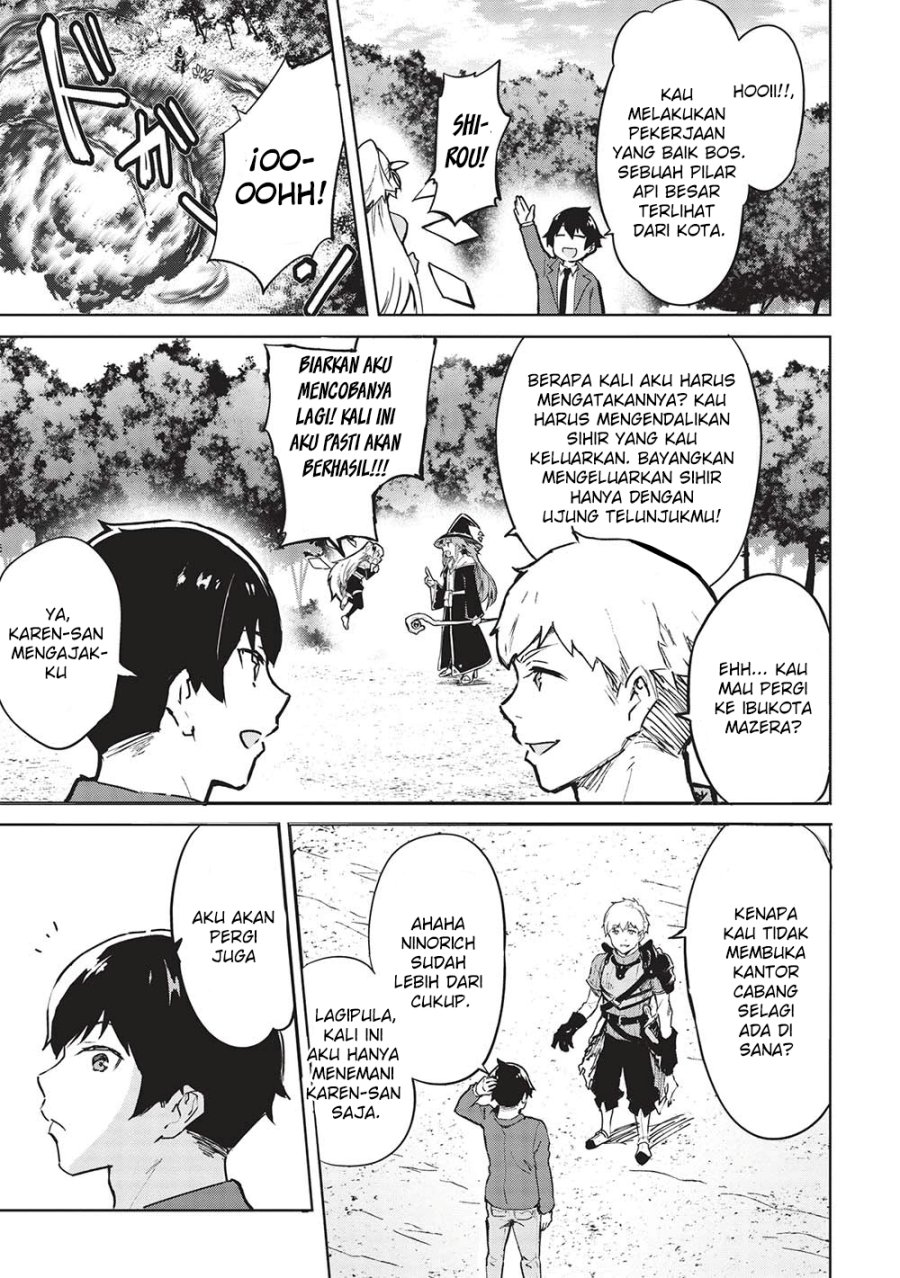 Itsu Demo Jitaku ni Kaereru Ore wa, Isekai de Gyoushoujin o Hajimemashita Chapter 41 Bahasa Indonesia