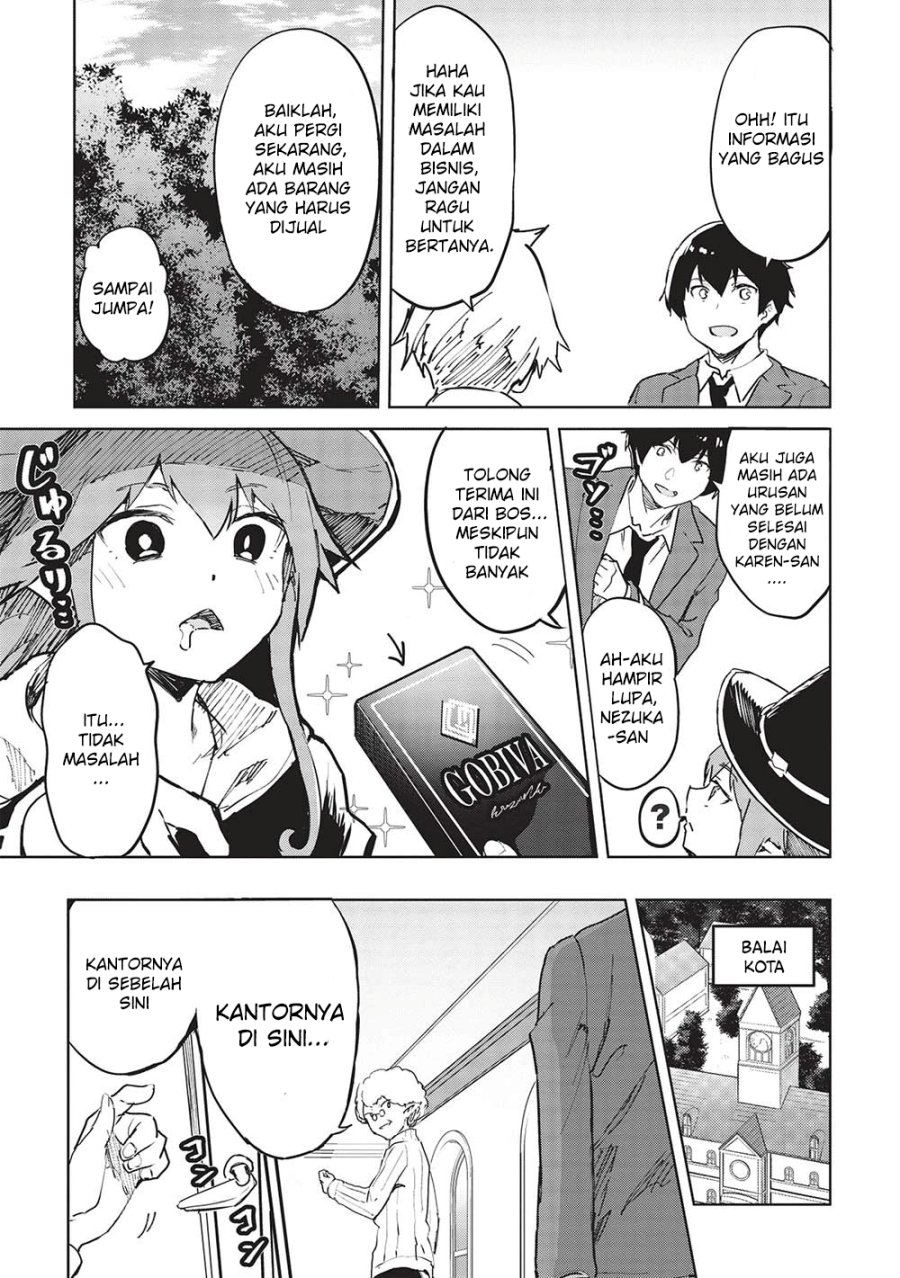 Itsu Demo Jitaku ni Kaereru Ore wa, Isekai de Gyoushoujin o Hajimemashita Chapter 41 Bahasa Indonesia