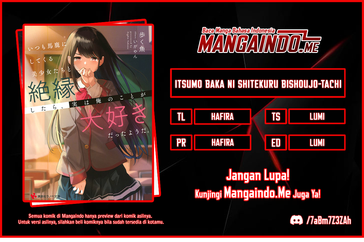 Itsumo Baka ni shitekuru Bishoujo-tachi to Zetsuen shitara, Jitsu wa Ore no Koto ga Daisuki Datta you da chapter 1