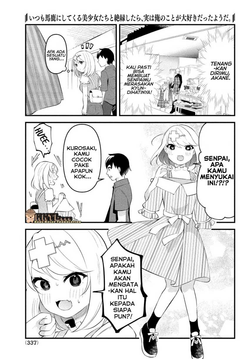 Itsumo Baka ni shitekuru Bishoujo-tachi to Zetsuen shitara, Jitsu wa Ore no Koto ga Daisuki Datta you da chapter 5