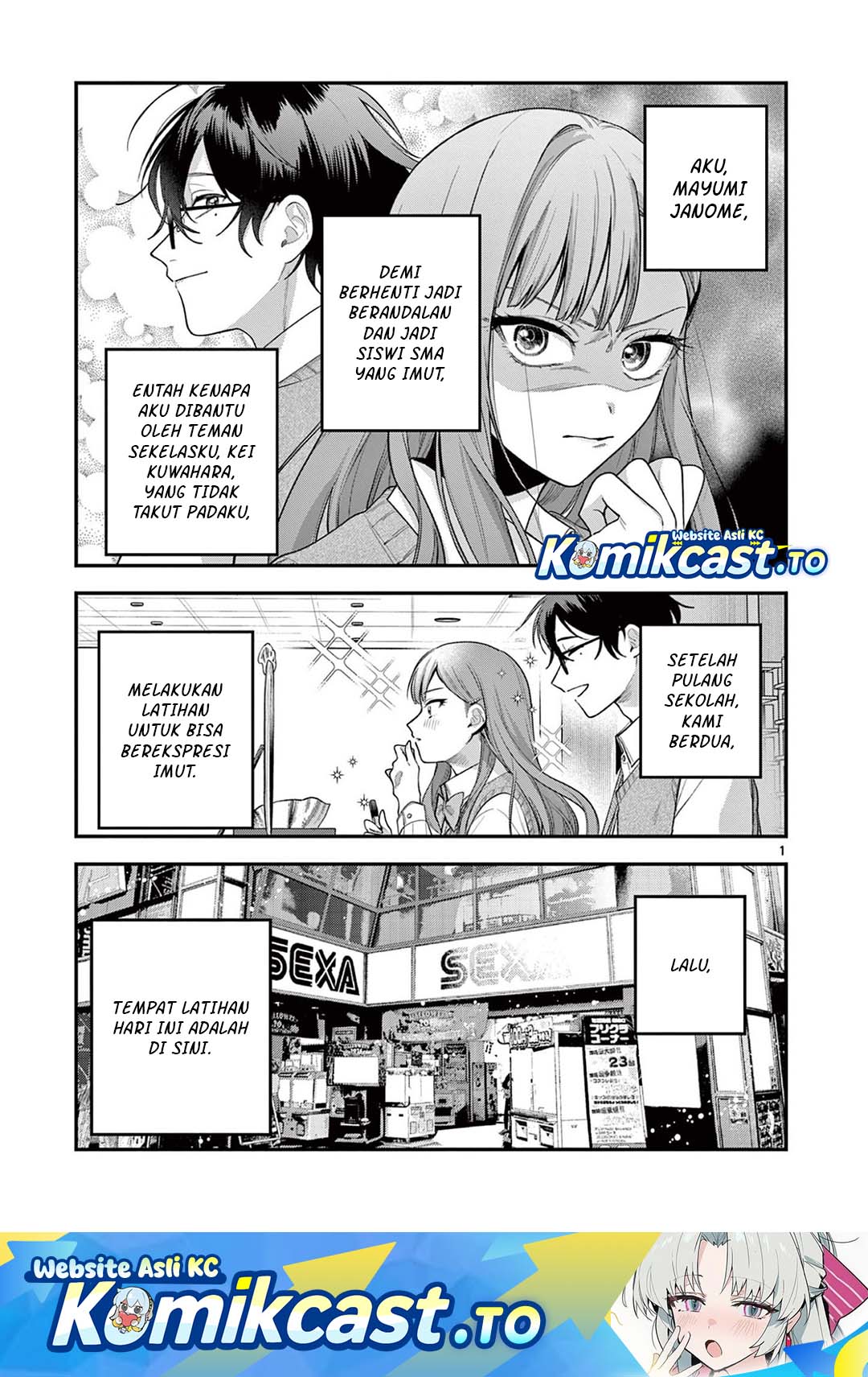 Janome-san wa Hohoemitai! Chapter 04 Bahasa Indonesia