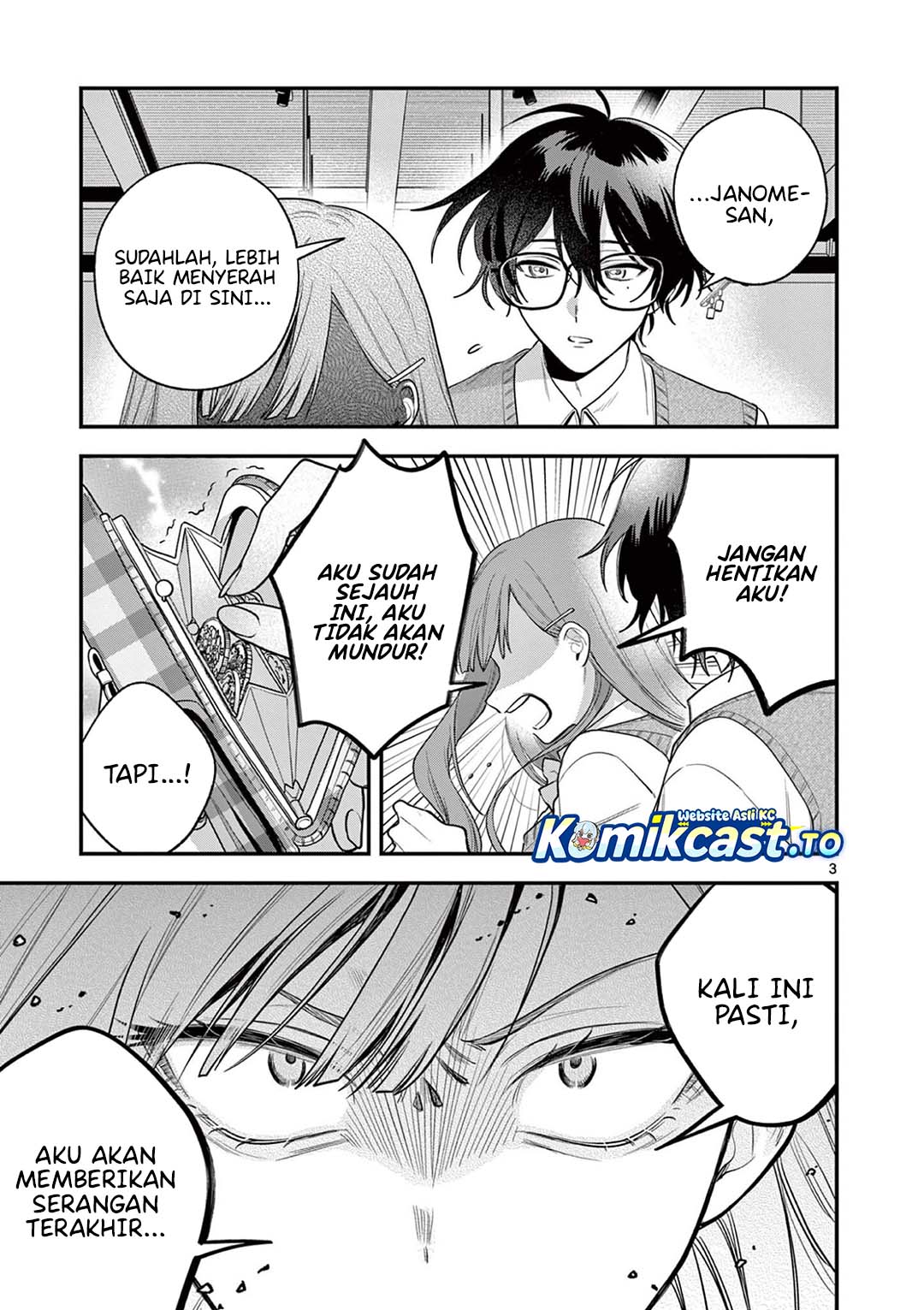 Janome-san wa Hohoemitai! Chapter 04 Bahasa Indonesia