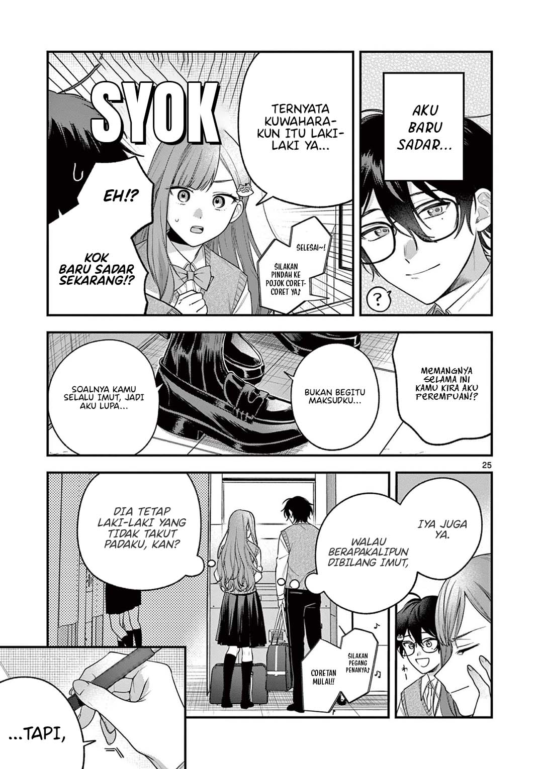 Janome-san wa Hohoemitai! Chapter 04 Bahasa Indonesia