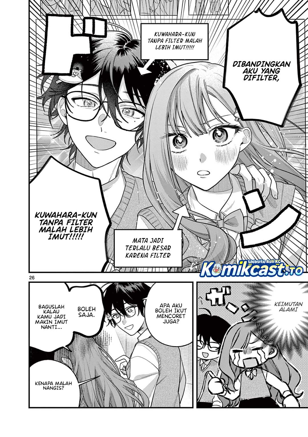 Janome-san wa Hohoemitai! Chapter 04 Bahasa Indonesia