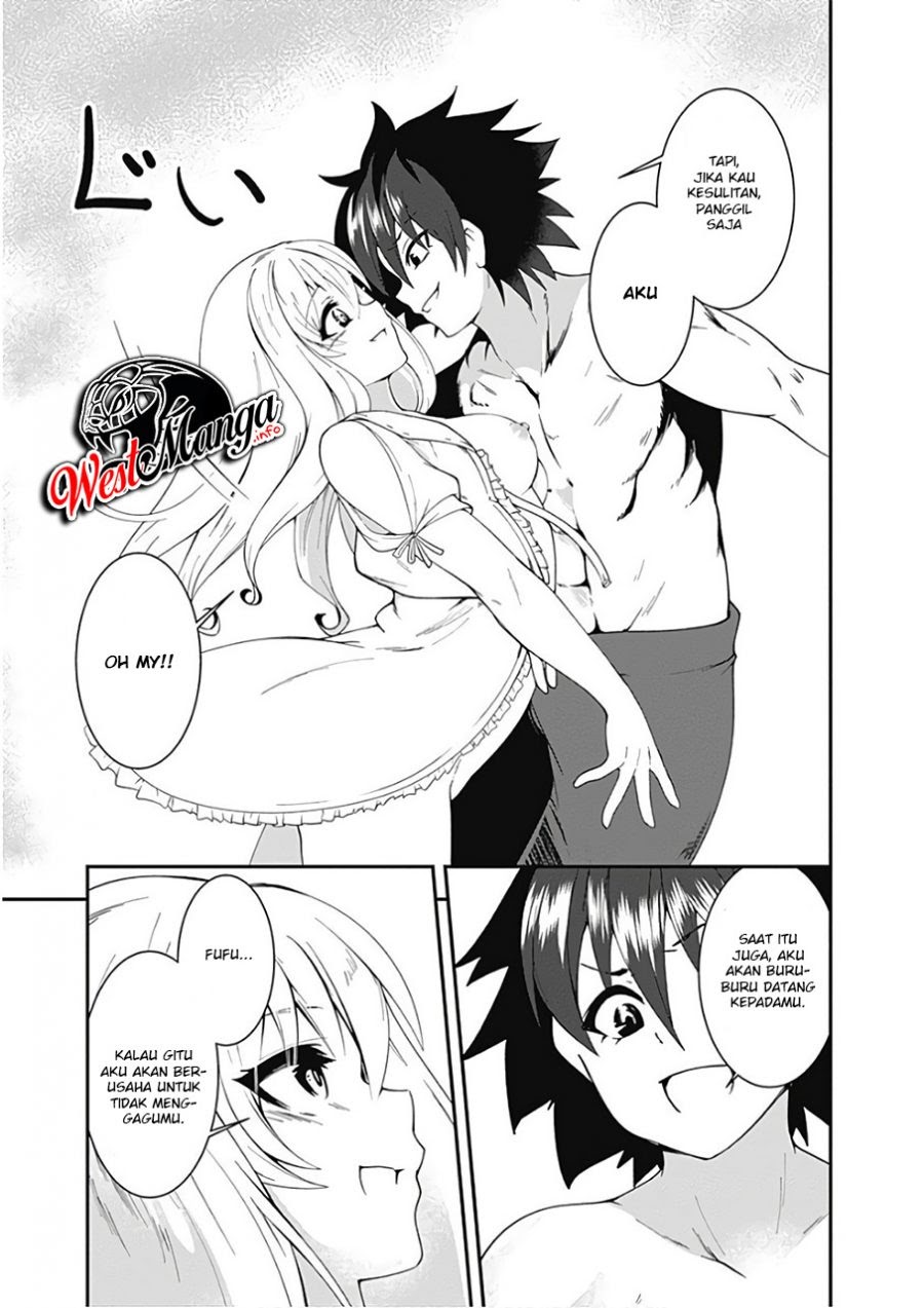 Jichou shinai Motoyuusha no Tsuyokute Tanoshii New Game Chapter 34 Bahasa Indonesia