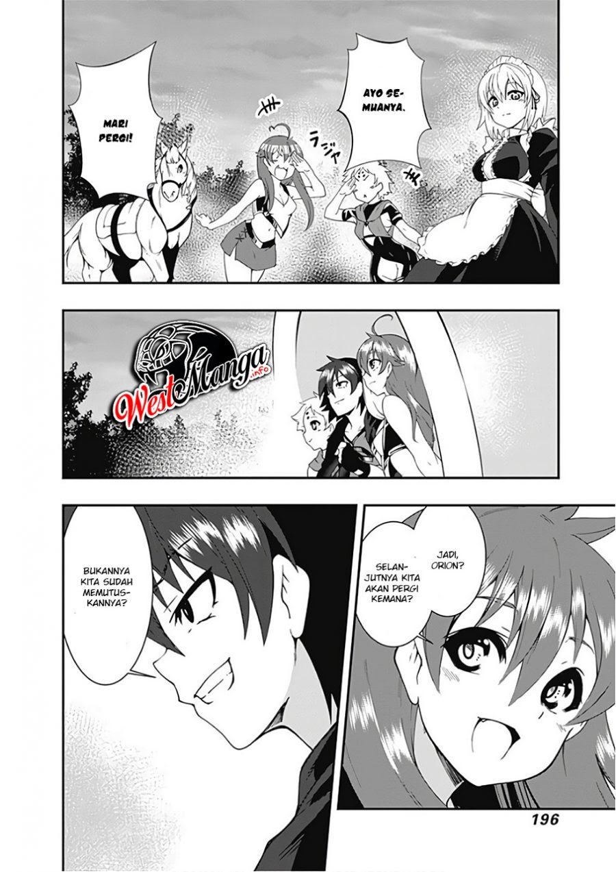 Jichou shinai Motoyuusha no Tsuyokute Tanoshii New Game Chapter 34 Bahasa Indonesia