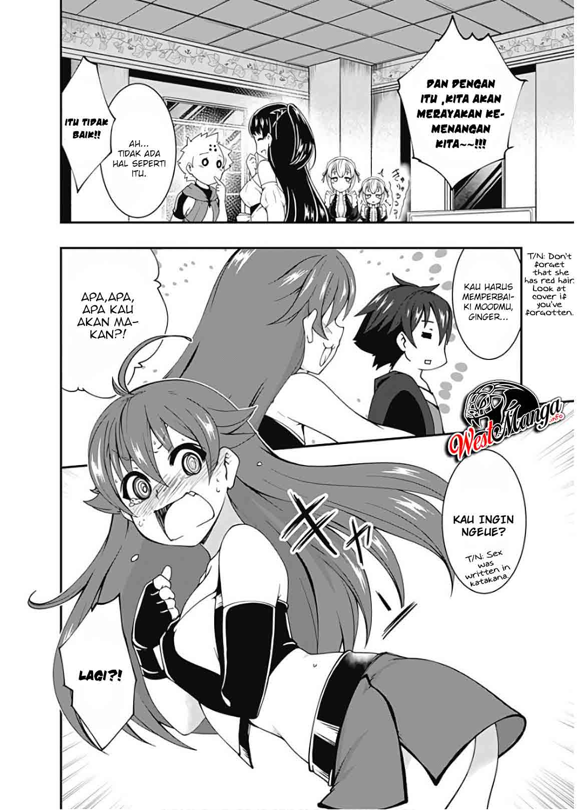Jichou shinai Motoyuusha no Tsuyokute Tanoshii New Game Chapter 48 Bahasa Indonesia