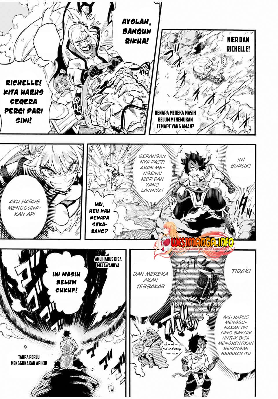 Jigoku no Gouka de Yaka re Tsuzuketa Shounen. Saikyou no Honou Tsukai to Natte Fukkatsu Suru. chapter 51