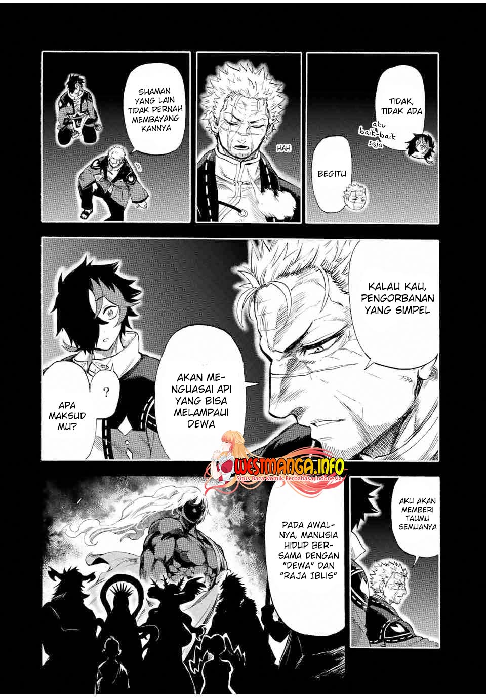 Jigoku no Gouka de Yaka re Tsuzuketa Shounen. Saikyou no Honou Tsukai to Natte Fukkatsu Suru. chapter 96