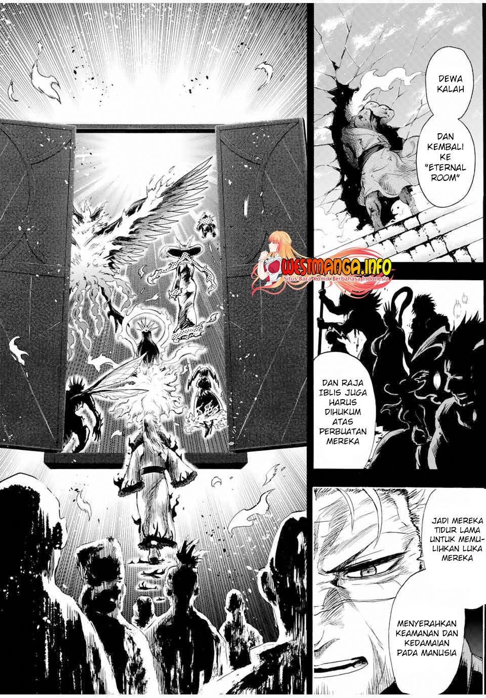 Jigoku no Gouka de Yaka re Tsuzuketa Shounen. Saikyou no Honou Tsukai to Natte Fukkatsu Suru. chapter 96