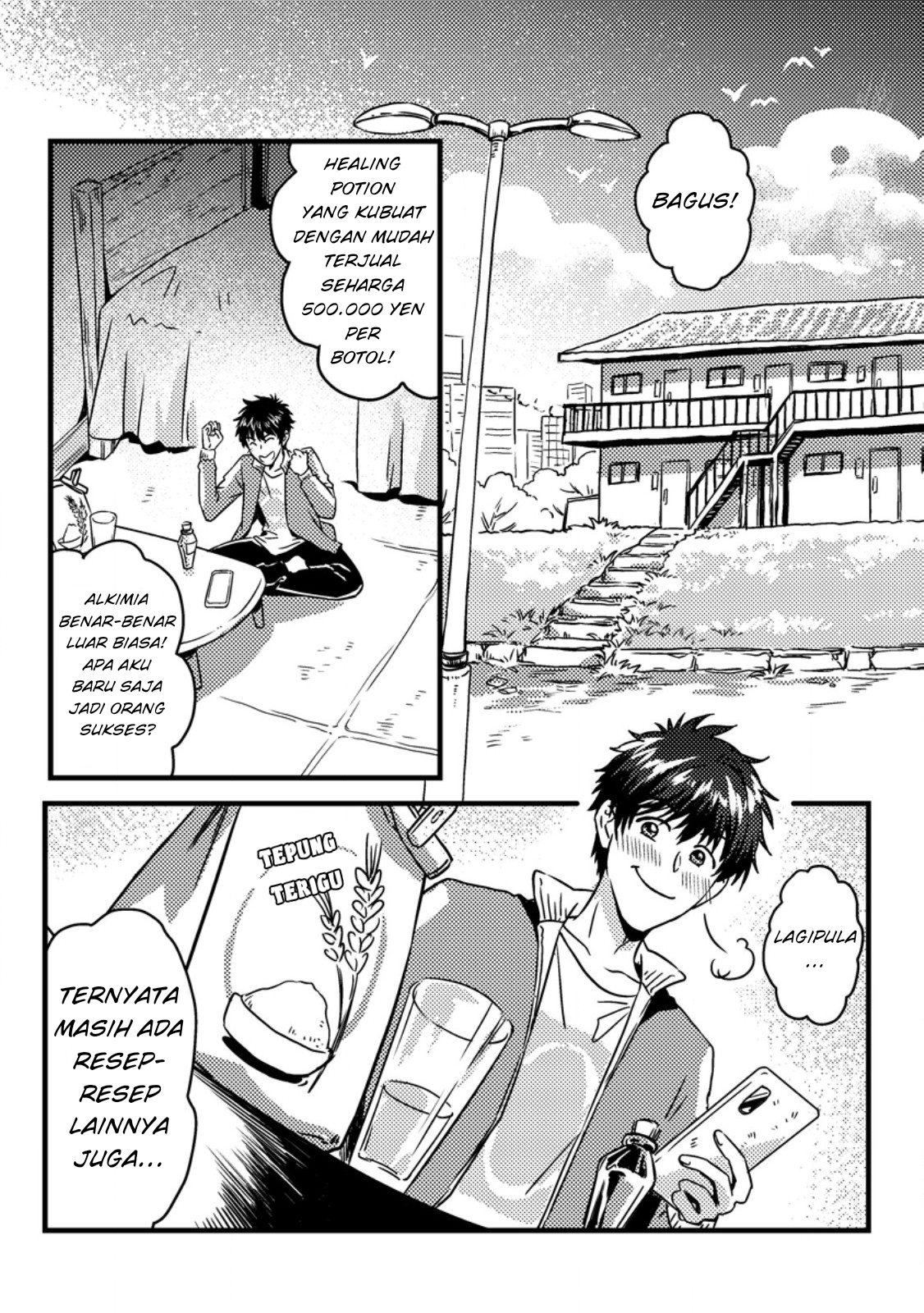 Jigoku no Sata mo Ougon Shidai Chapter 02 Bahasa Indonesia