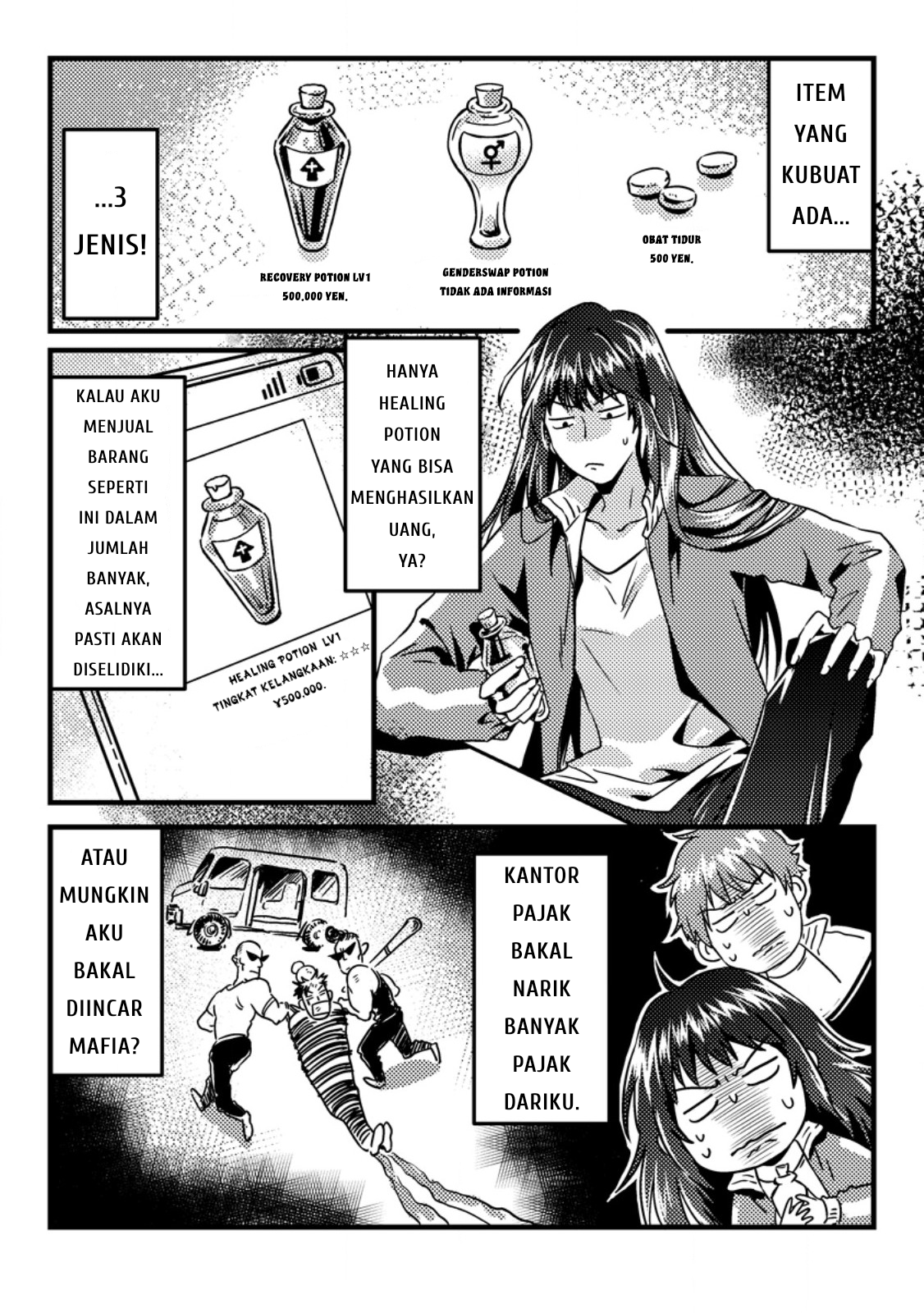 Jigoku no Sata mo Ougon Shidai Chapter 02 Bahasa Indonesia