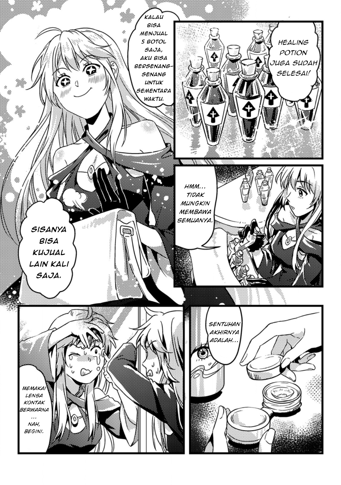 Jigoku no Sata mo Ougon Shidai Chapter 02 Bahasa Indonesia