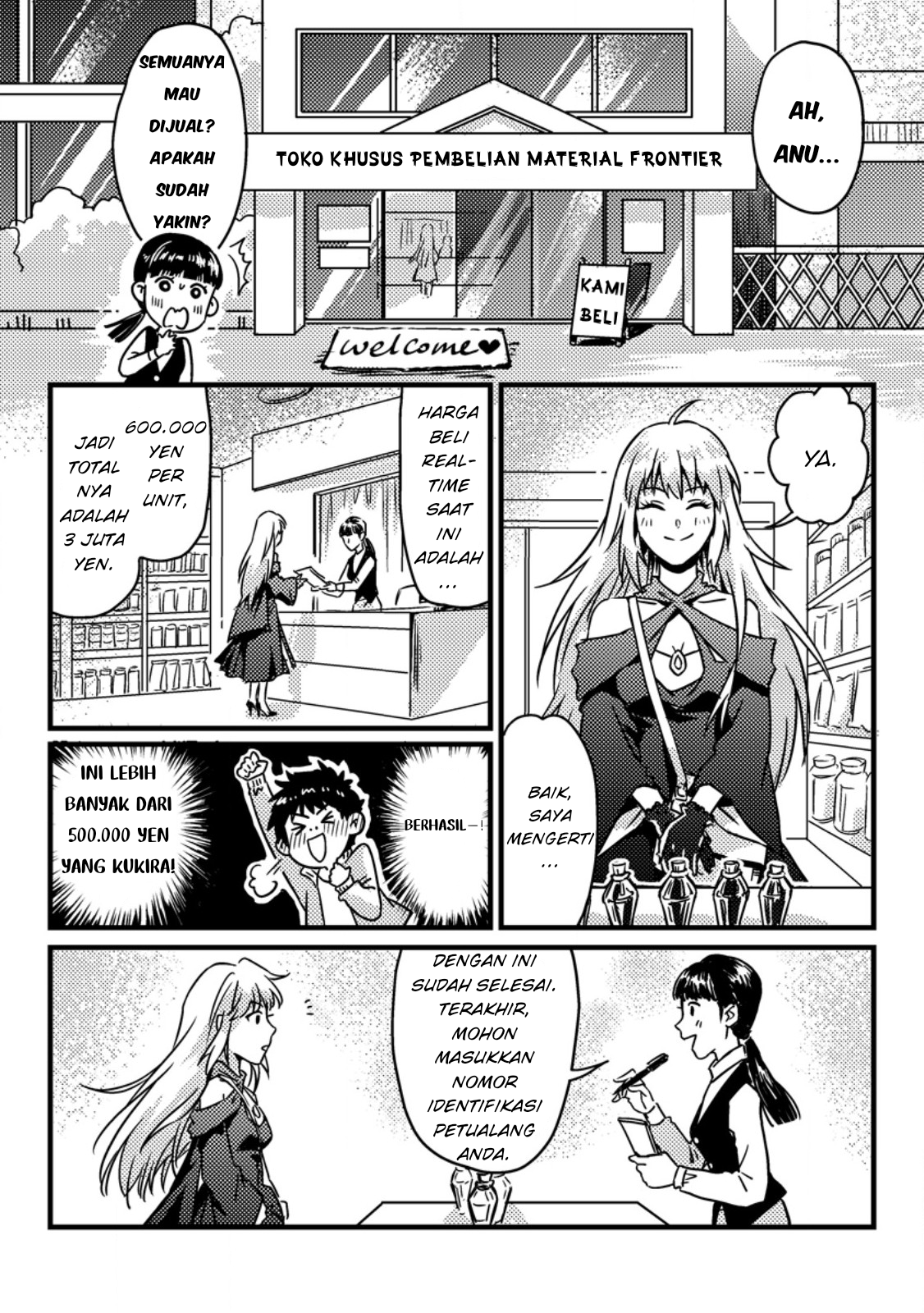 Jigoku no Sata mo Ougon Shidai Chapter 02 Bahasa Indonesia