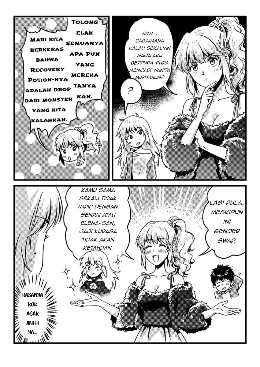 Jigoku no Sata mo Ougon Shidai Chapter 04.3 Bahasa Indonesia