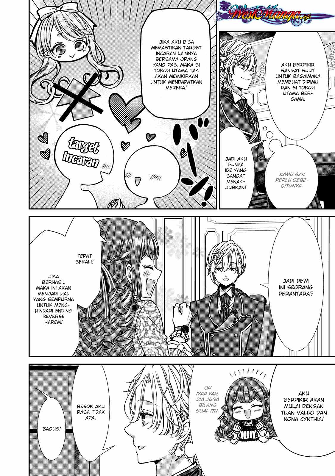 Jishou Akuyaku Reijou na Konyakusha no Kansatsu Kiroku Chapter 08 Bahasa Indonesia