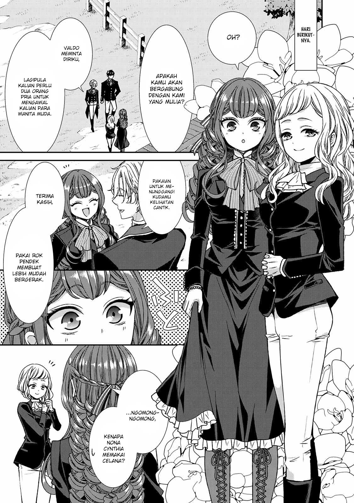 Jishou Akuyaku Reijou na Konyakusha no Kansatsu Kiroku Chapter 08 Bahasa Indonesia