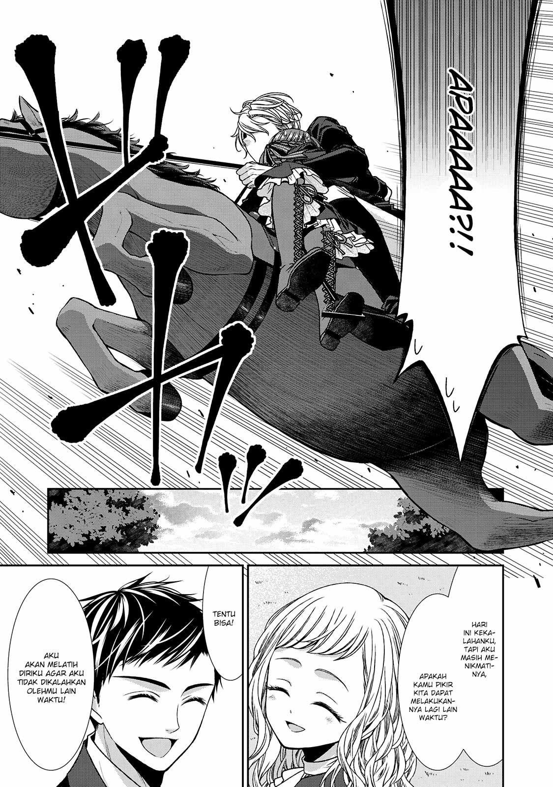Jishou Akuyaku Reijou na Konyakusha no Kansatsu Kiroku Chapter 08 Bahasa Indonesia