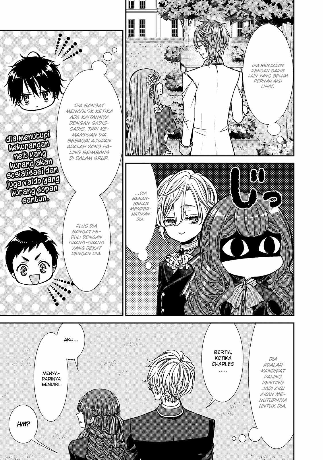 Jishou Akuyaku Reijou na Konyakusha no Kansatsu Kiroku Chapter 08 Bahasa Indonesia