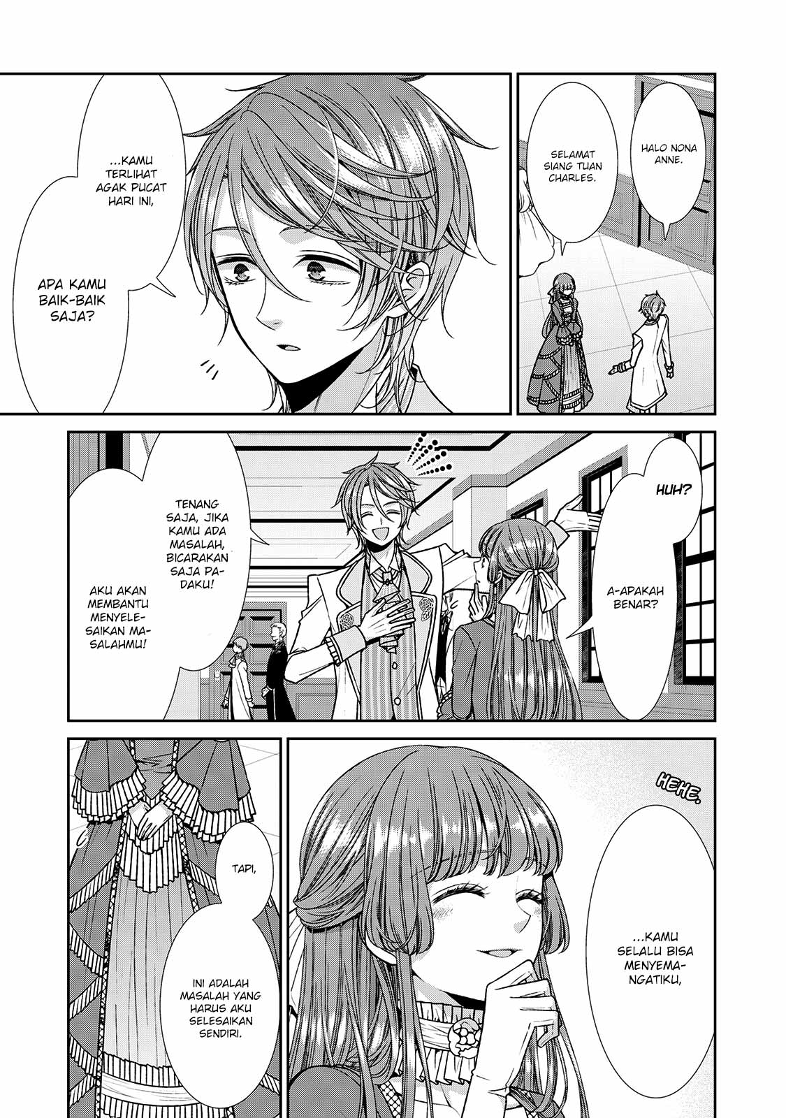 Jishou Akuyaku Reijou na Konyakusha no Kansatsu Kiroku Chapter 08 Bahasa Indonesia