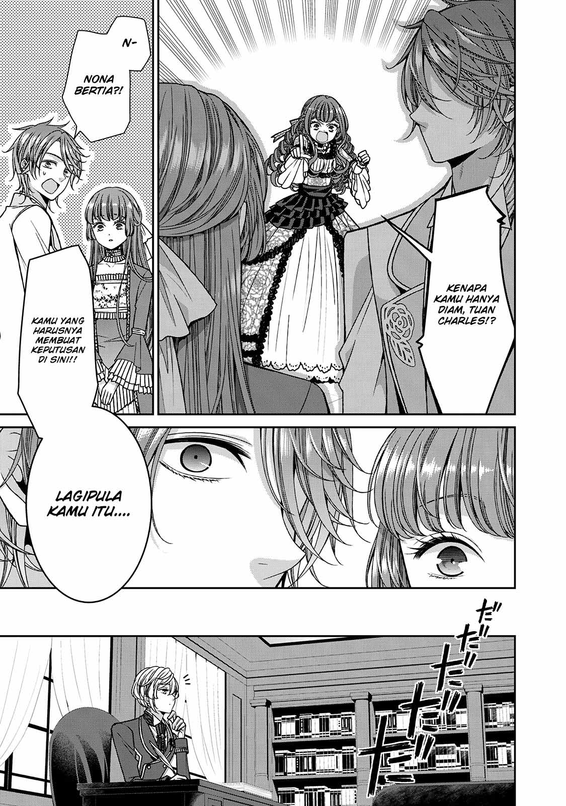 Jishou Akuyaku Reijou na Konyakusha no Kansatsu Kiroku Chapter 08 Bahasa Indonesia